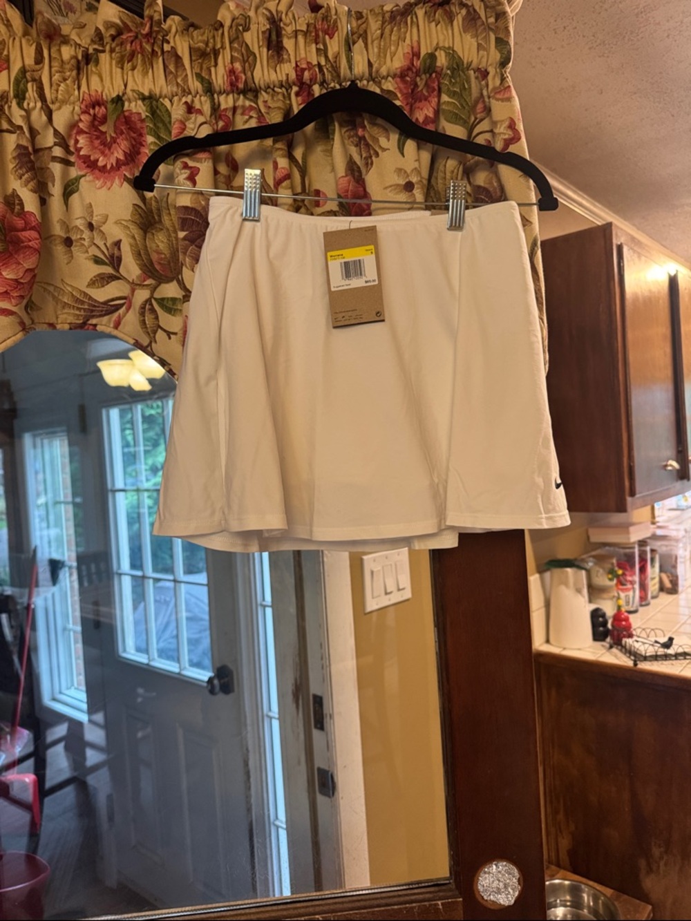 Nike White Women's Athletic Skort with Built-In Shorts